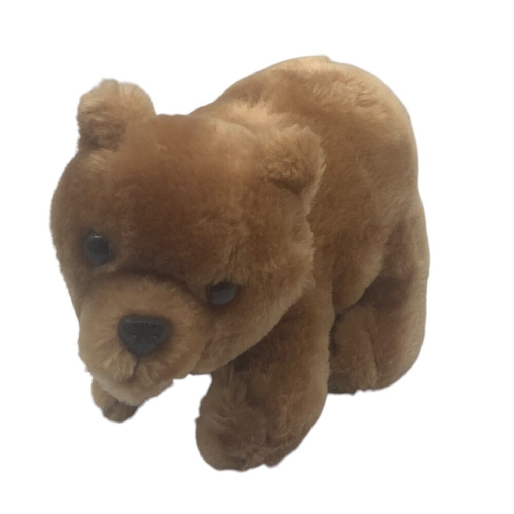 Vtg 1975 R. Dakin Teddy Bear Stuffed Plush Toy 9"x6" Standing All Four Realistic